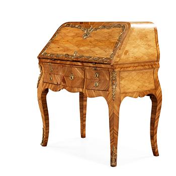 A Swedish Rococo 18th century secretaire.