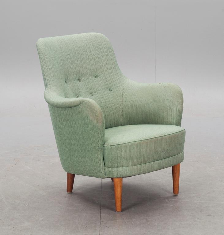 SOFFA MED FÅTÖLJ. "Samsas" design Carl Malmsten.