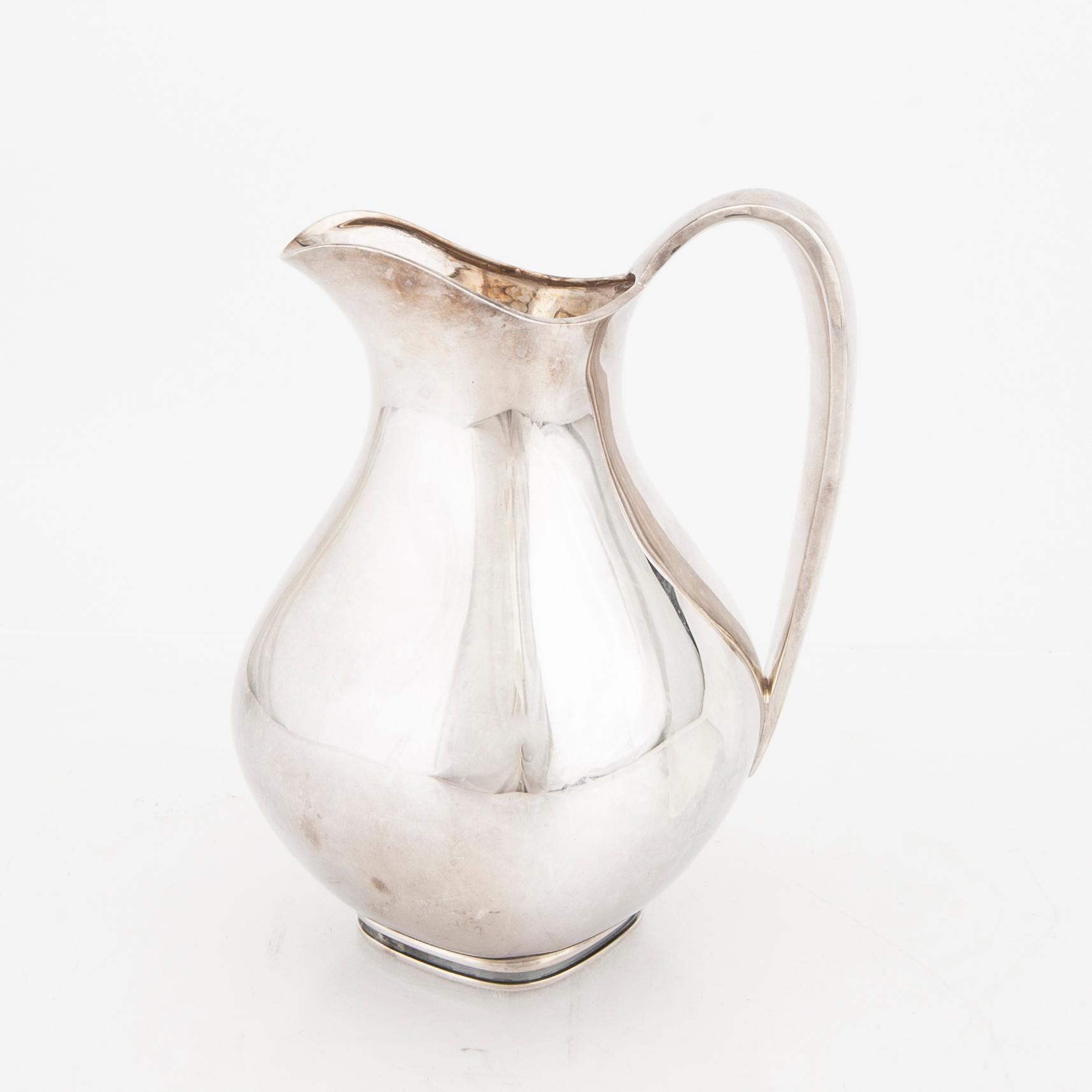 Kanna silver svenska importstämplar 1900-talets mitt.