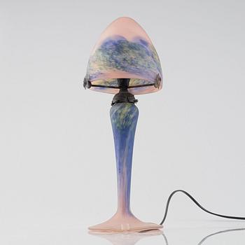 Le Verre Francais, table lamp, France, first half of the 20th Century.