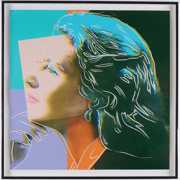 Andy Warhol, "Herself", from: "Three portraits of Ingrid Bergman".