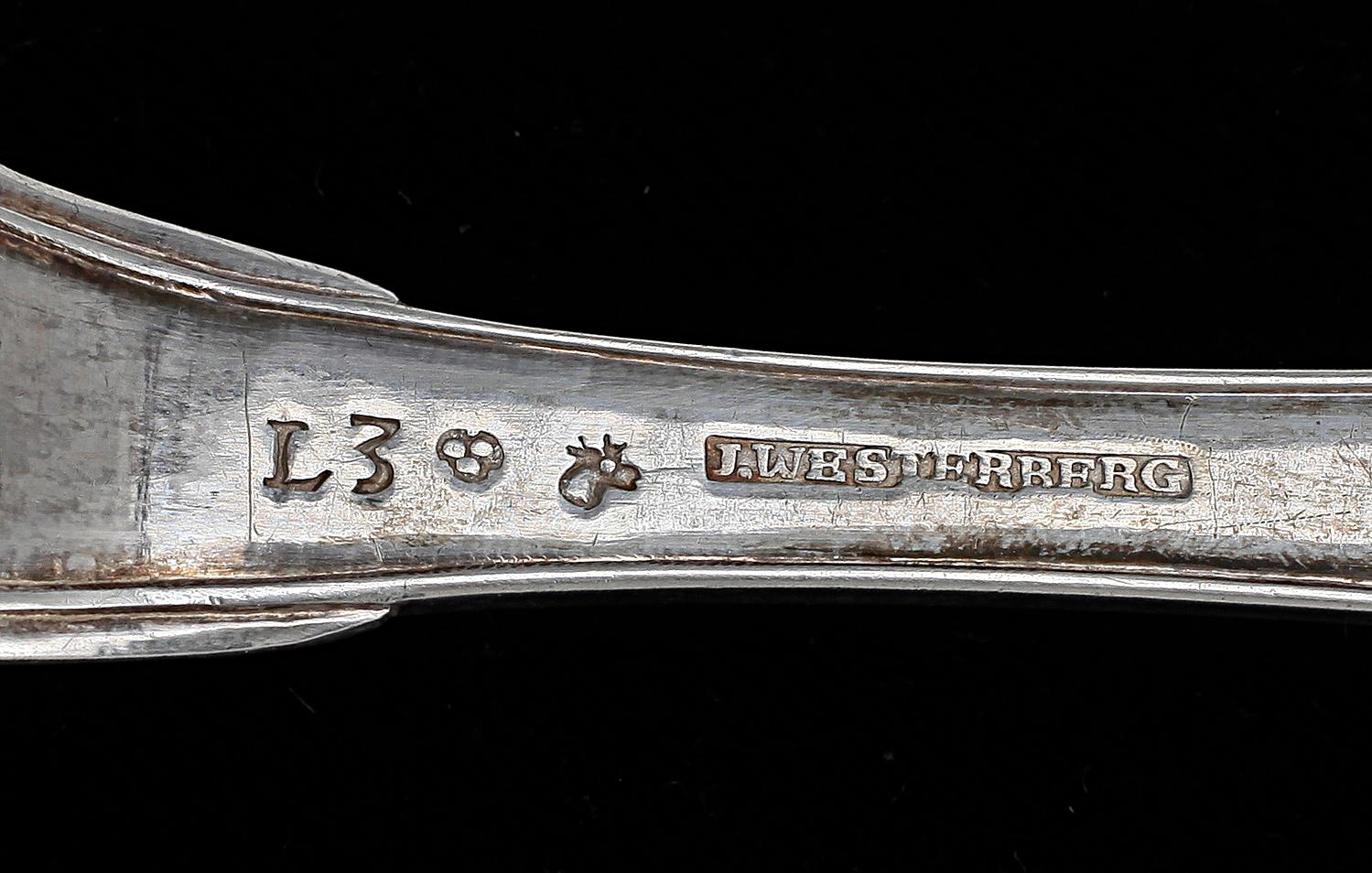 SKEDAR, 12+4st, silver. Bla Piteå, Sverige, 1800, 1813, 1817. Tot vikt ca753g.