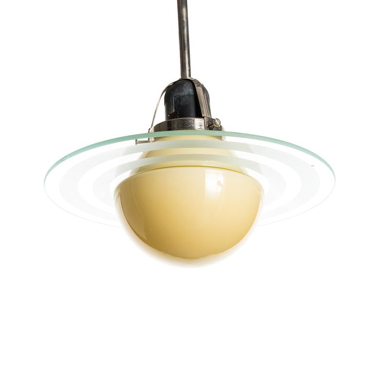 TAKLAMPA, "Saturnus",  1900-talets slut. Höjd 39 cm.