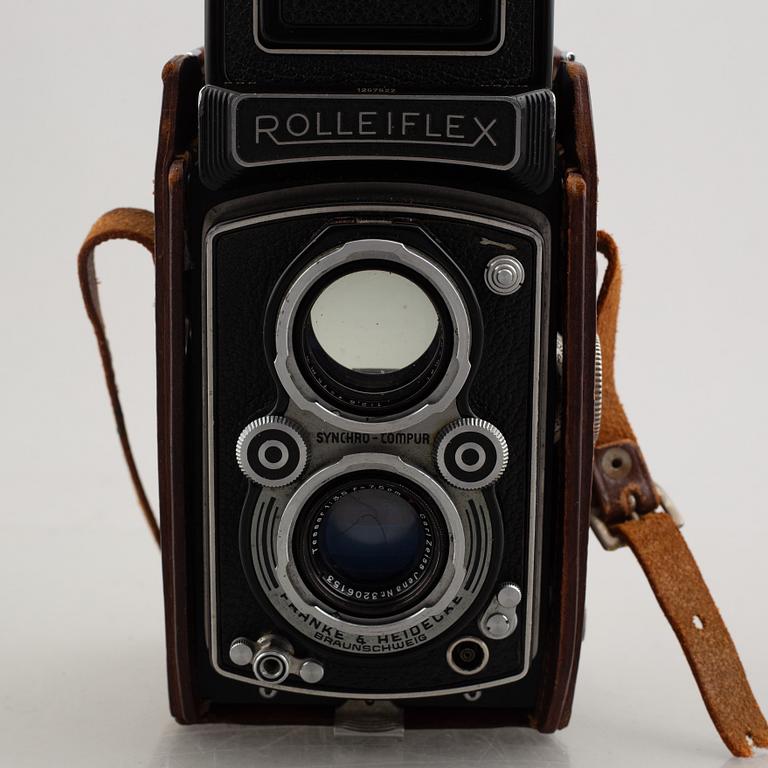 Rollieflex, medium format camera, 1960s.