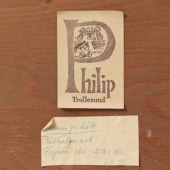 Del av kista, Egypten, Romersk period ca år 126-251 e Kr.