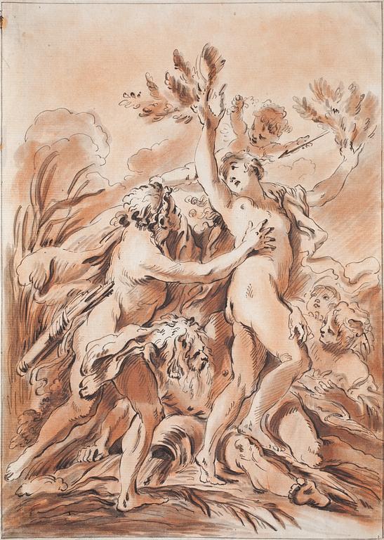 Francois Boucher In the manner of the artist, Apollo and Daphne.