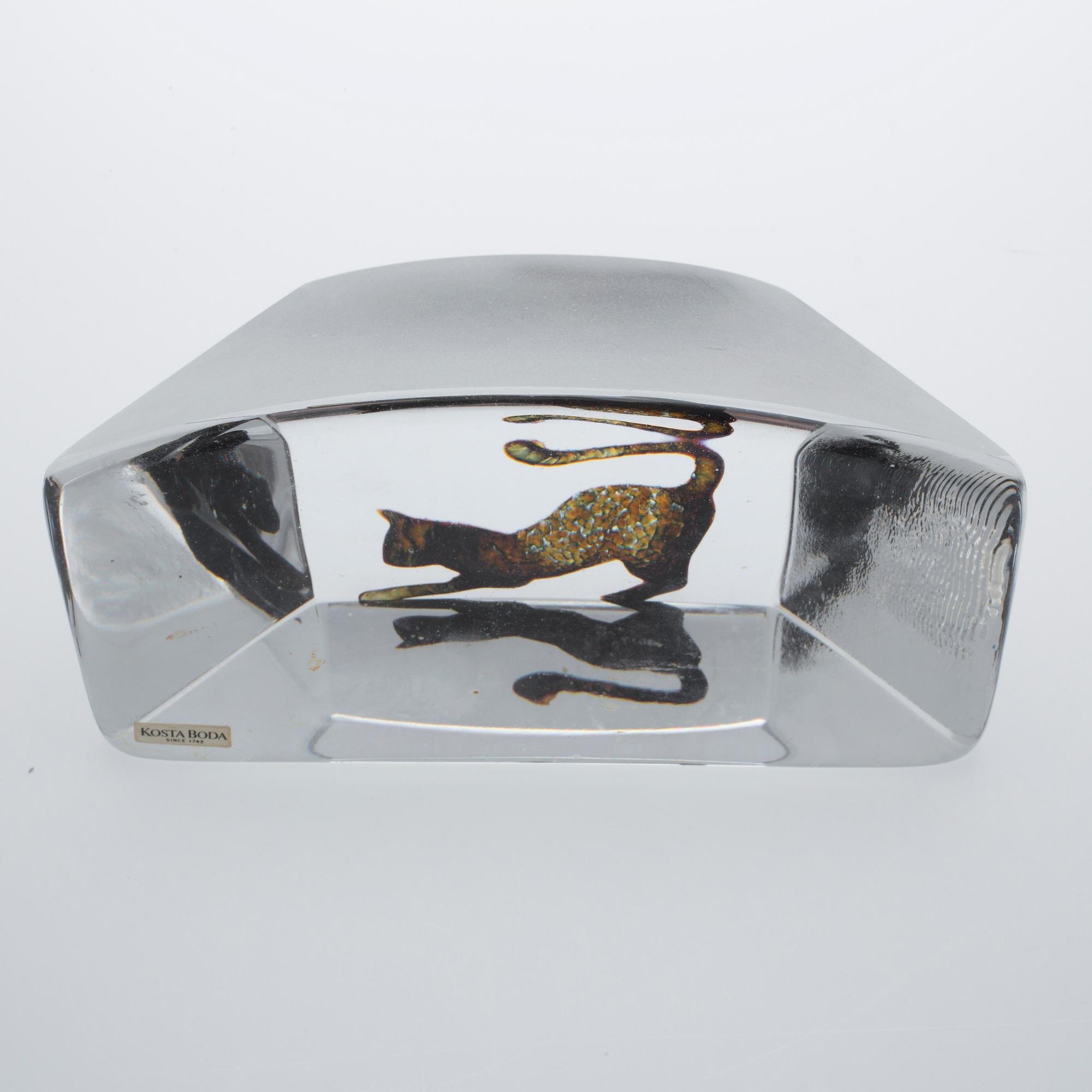 BERTIL VALLIEN, skulptur, Kosta Boda.