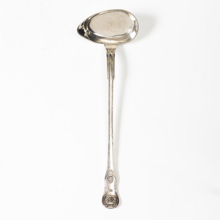 Gustaf Möllenborg, Soppslev, silver, Stockholm 1845.