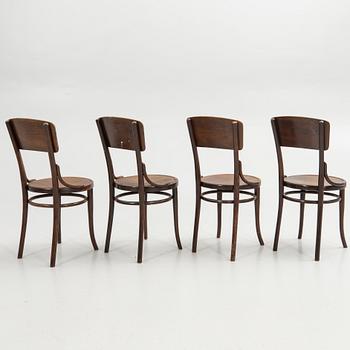 Thonet, chairs, 4 pcs, 20th century.
