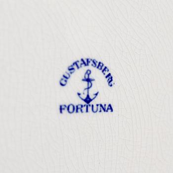 TVÄTTSERVIS, 5 del, porslin, "Fortuna", Kåge, Gustafsberg, tidigt 1900-tal.