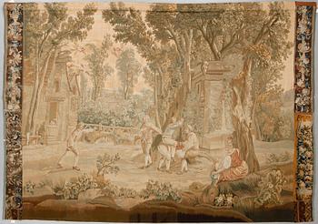 TAPESTRY, tapestry weave, France/Flanders, the second part of the 19th centur/ around the year 1900. Ca Ca 253x360 cm.