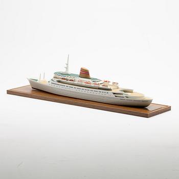 Sagafjord travel agency model / ship model.