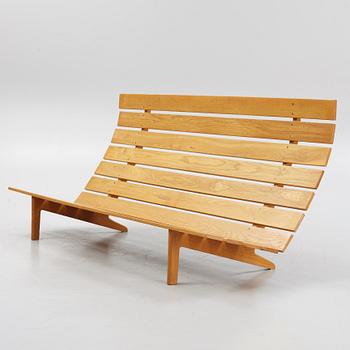 A sofa with a stool, Erik Jørgensen Møbelfabrik, Denmark.