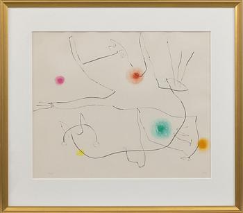 Joan Miró, The translation of "utan tiel" to English is "without a tail.".