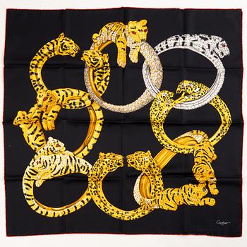 Cartier, scarf.