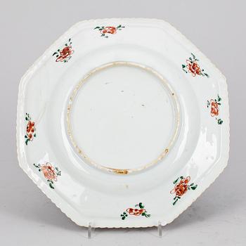 TALLRIK, porslin, Kina, Kangxi (1662-1722).