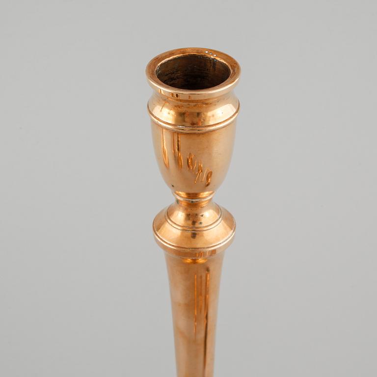 A pair of candelabras by Skultuna Bruk, second half of the 19th century.