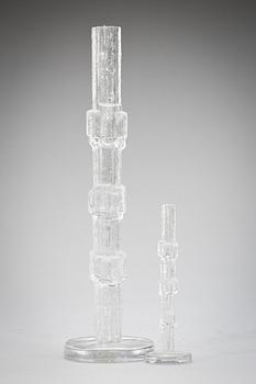 Edvin Öhrström · SKULPTURER, 2 st, glas, Edvin Öhrström. Bl a Lindshammar 1988 Nr 69d.
