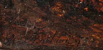 OKÄND KONSTNÄR, olja på duk, troligen England, 1800-tal.