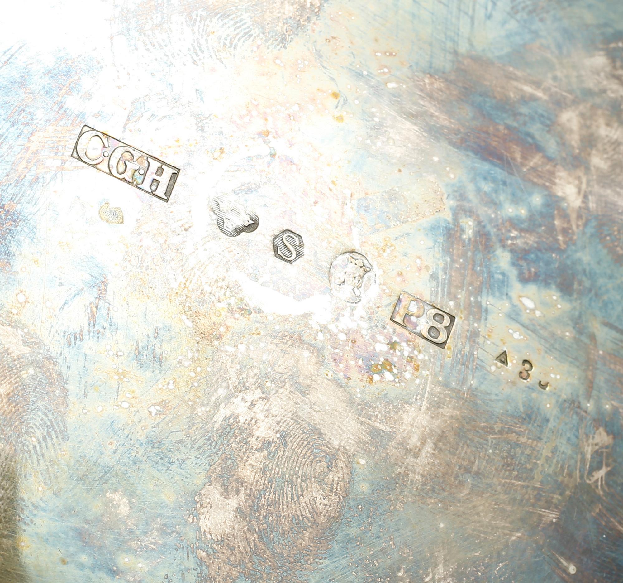 STOP, silver, C G Hallberg, Stockholm, 1941. Vikt ca 1 073 g.