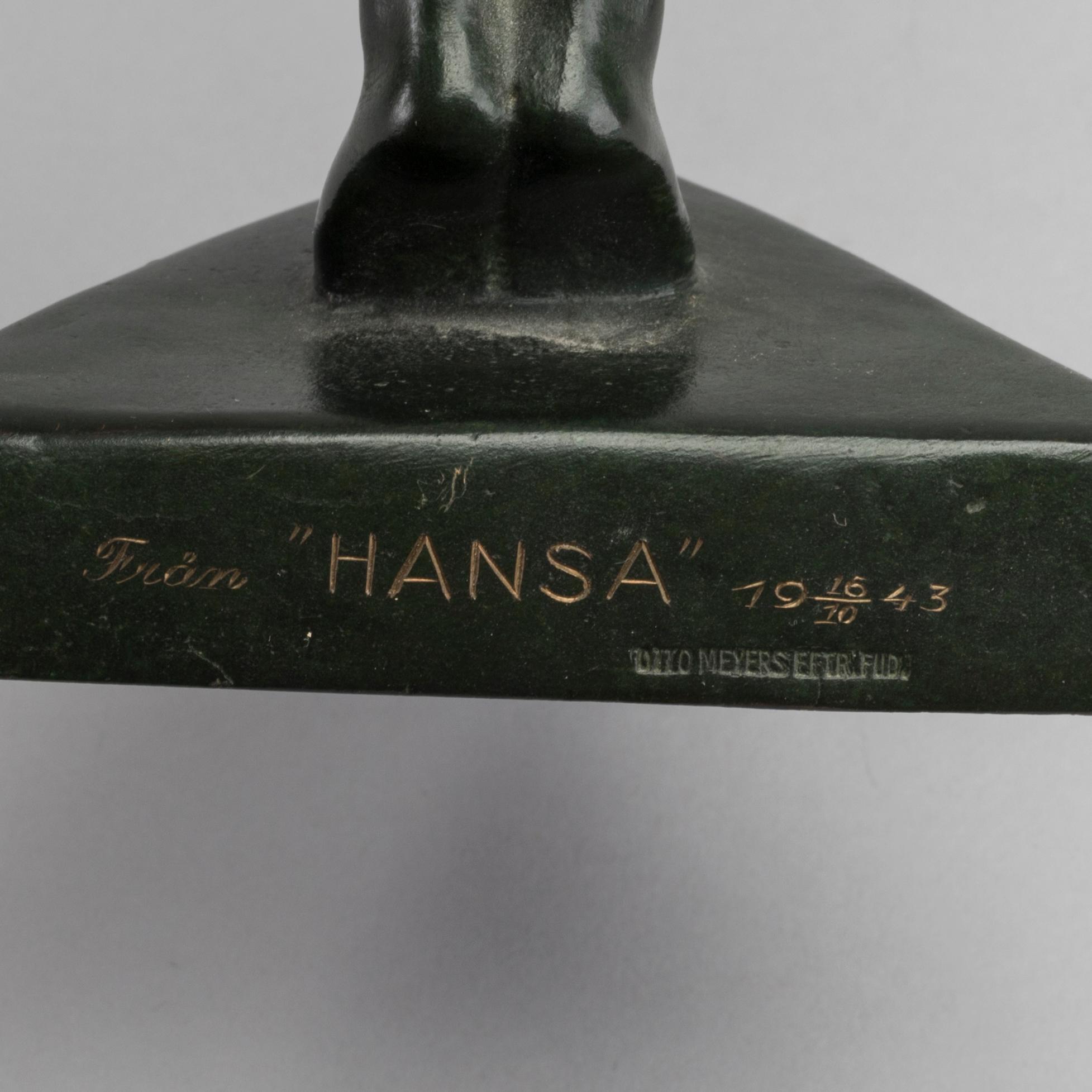 CARIN NILSON, skulptur signerad och daterad 1930.