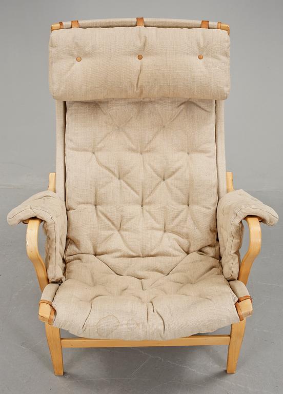 FÅTÖLJ, "Pernilla", Bruno Mathsson, DUX, 1900-talets andra hälft.