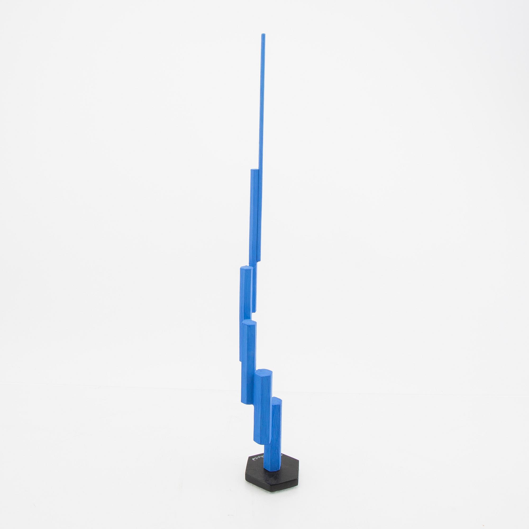 Oscar Reutersvärd,  sculpture painted brass, signed.