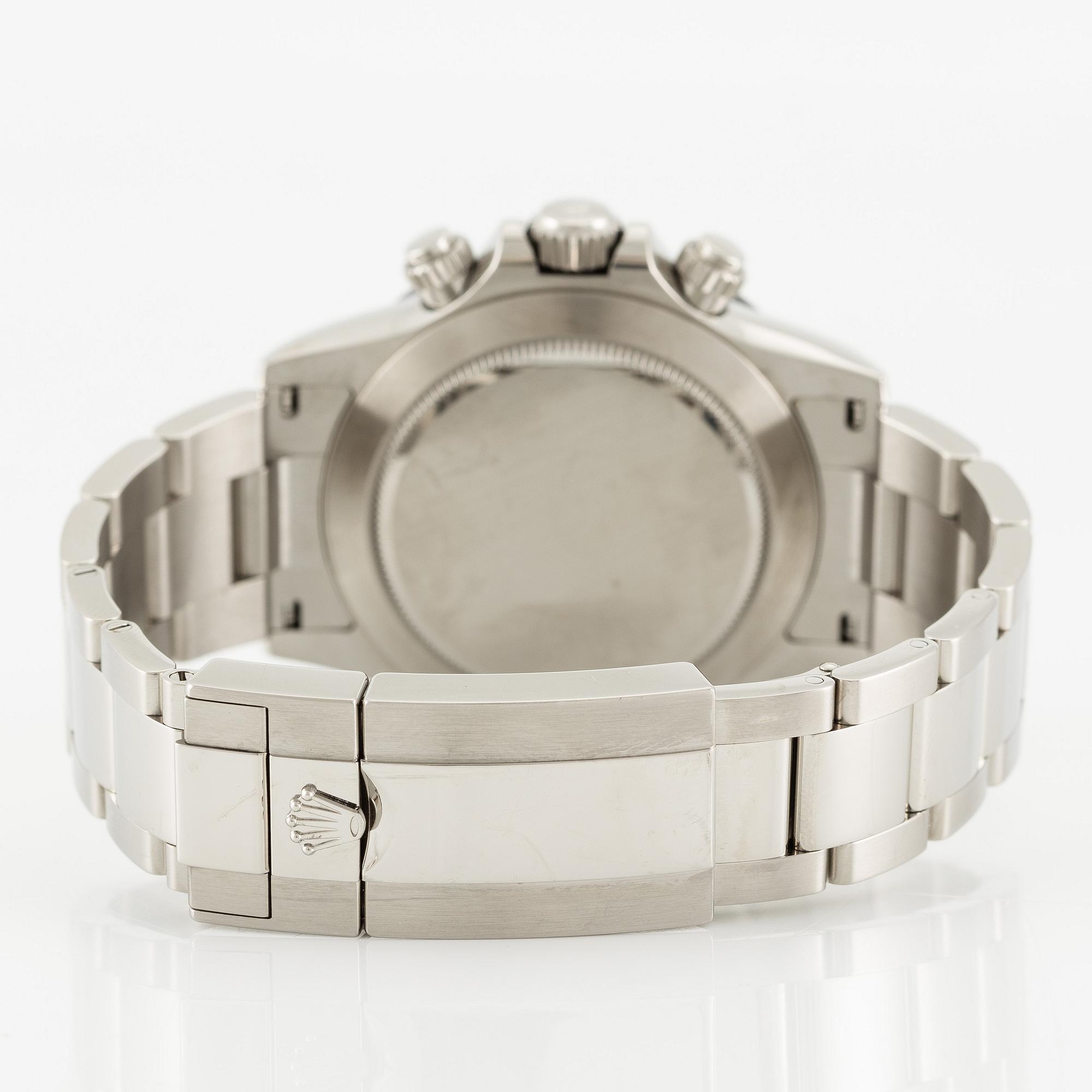 Rolex, Cosmograph, Daytona, kronograf, armbandsur, 40 mm.