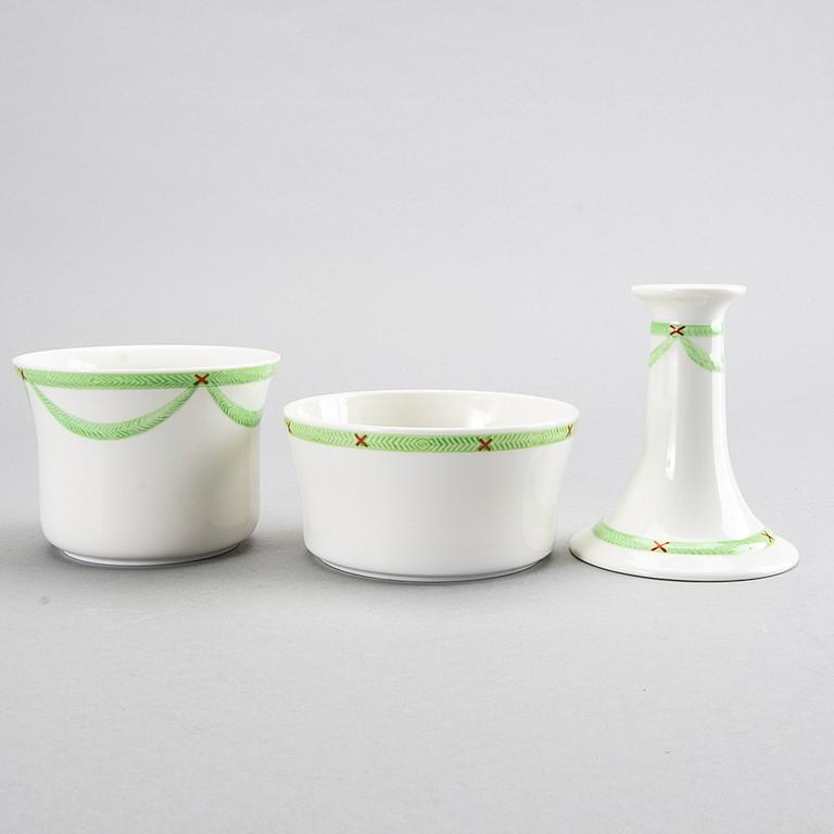 A 62 pieces later part of the 20th century Christmas porcelain service, "God Jul"/"Old Gustavsberg", Rörstrand.