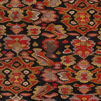 Carpet, kilim, Senneh, semi-antique. approx. 330 x 210.