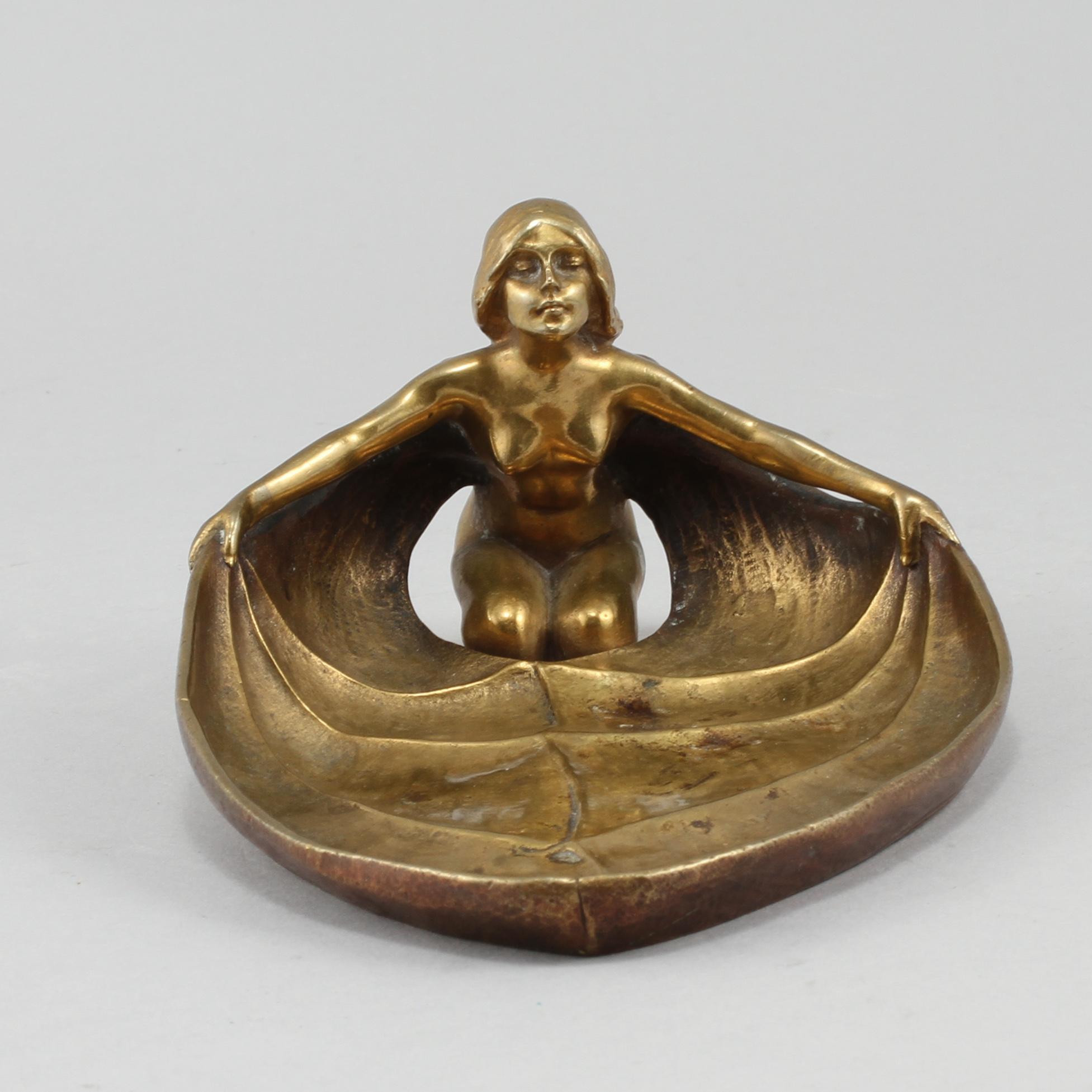 FAT, mässing, Geschützt, otydligt signerad, Jugend, 1900-talets första del.