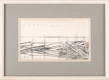 BRUNO LILJEFORS, ink, signed B.L.