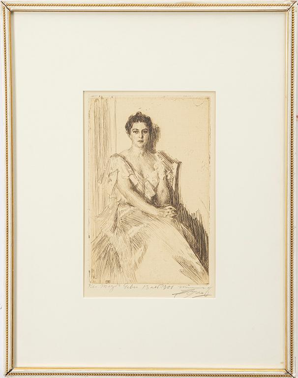 Anders Zorn, "Mrs Cleveland II”.