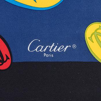 Cartier, scarf.