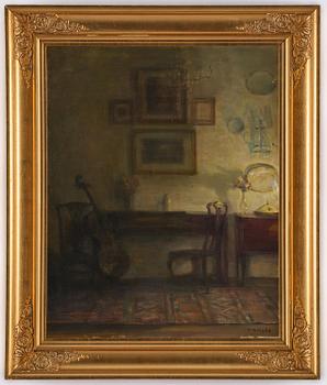 Carl Holsoe, Interior with cello.