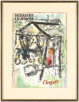 Marc Chagall · MARC CHAGALL, efter, färglitografi, signerad i trycket.