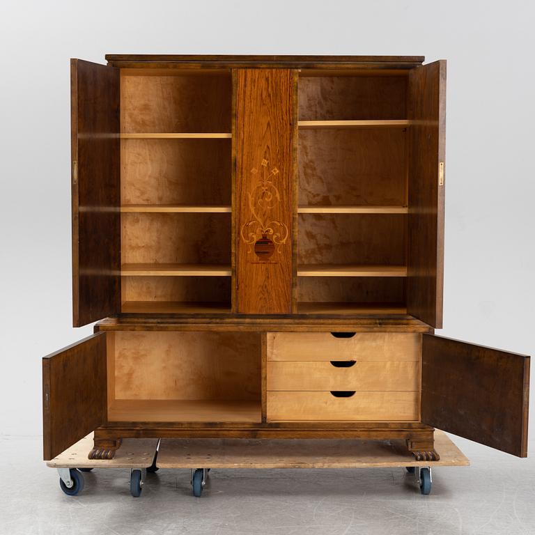 A birch cabinet, 1930's.