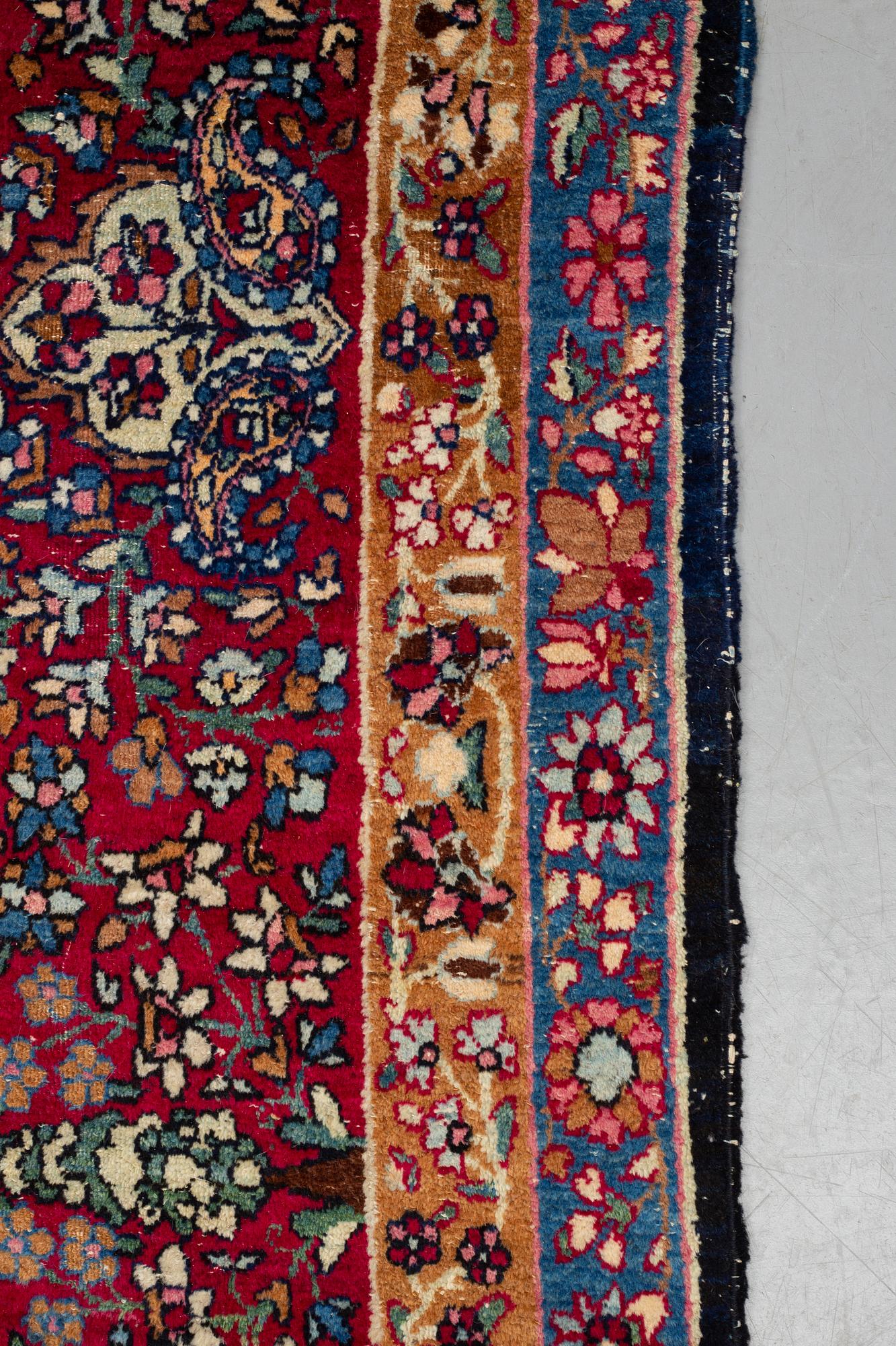 Matto, semi-antique Kerman, ca 457,5 x 317 cm.