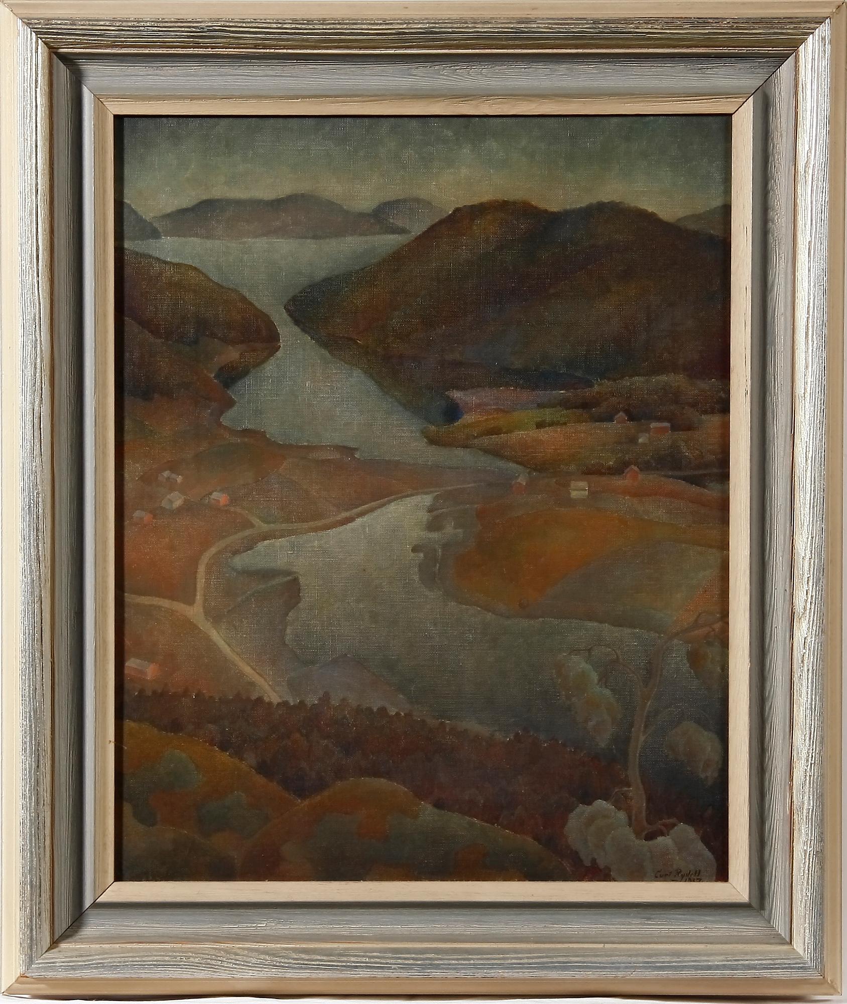 RYDELL, CARL. Olja på duk, sign o dat 1937.