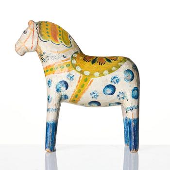 A Dalecarlian horse attributed to Karin Nisser (1883-1947), Vattnäs.