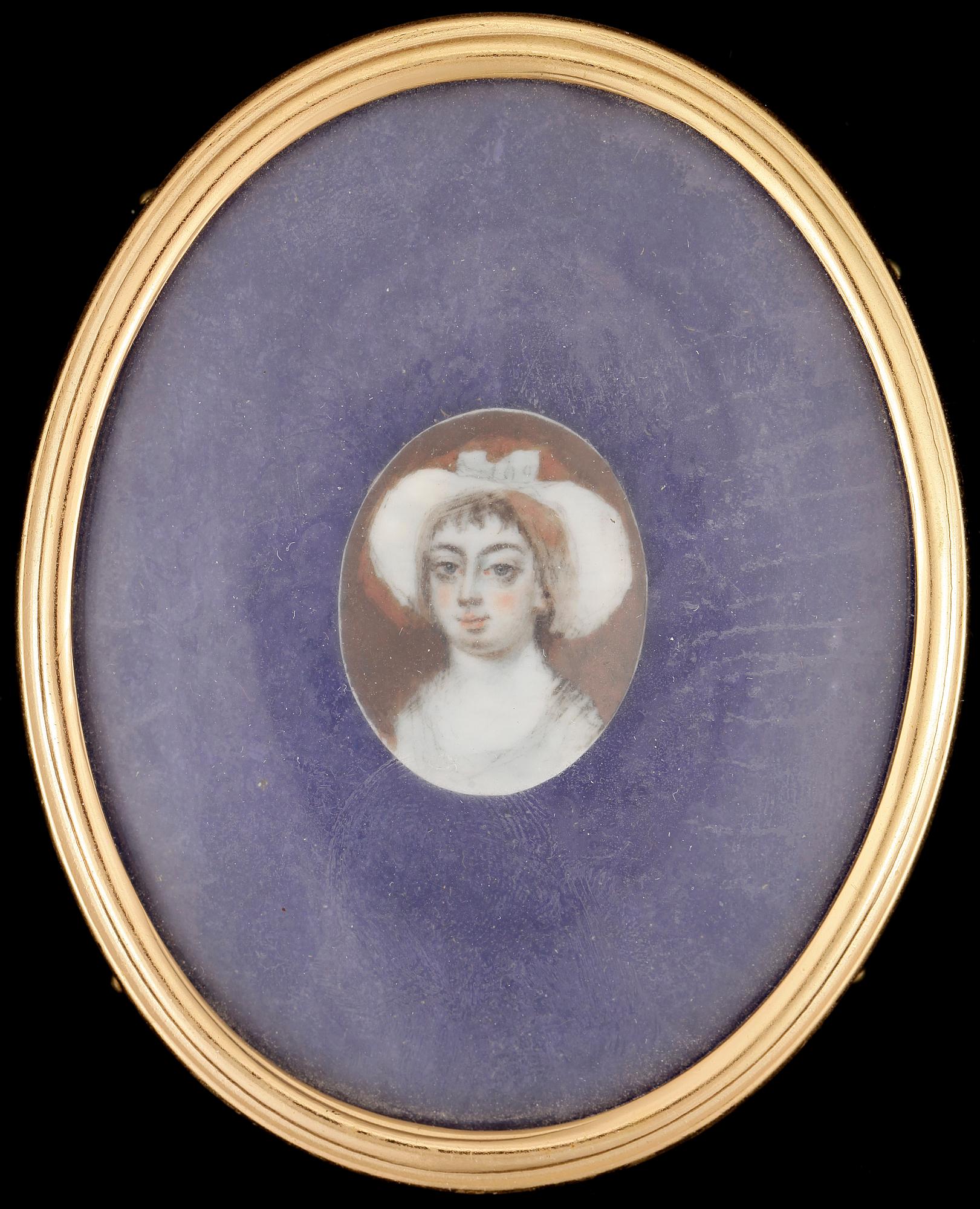 ANTON ULRIK BERNDES, tillskriven, miniatyrmålning, osign.