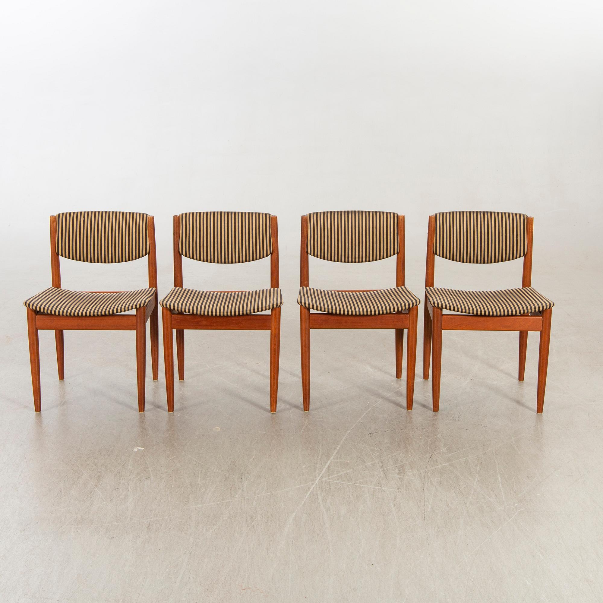 Chairs, Finn Juhl, Four st, 1960s
France Daverkosen.