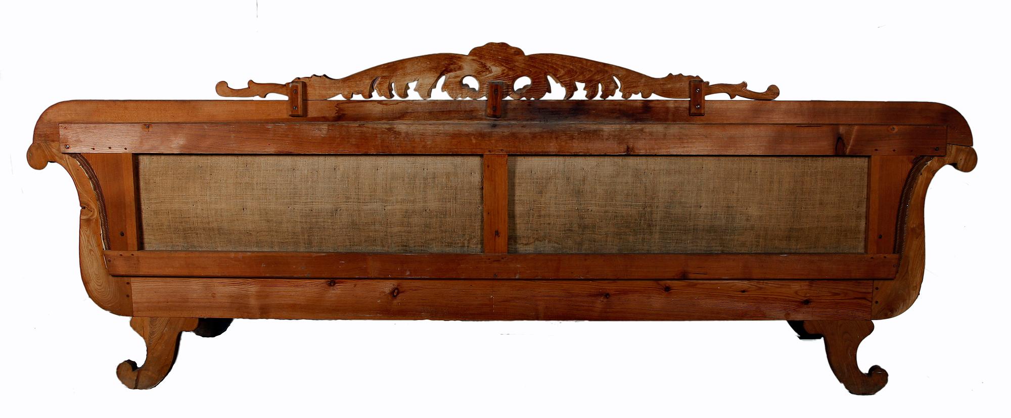 SOFFA, senempire, enl uppgift Gotland, 1800-talets första hälft/mitt.