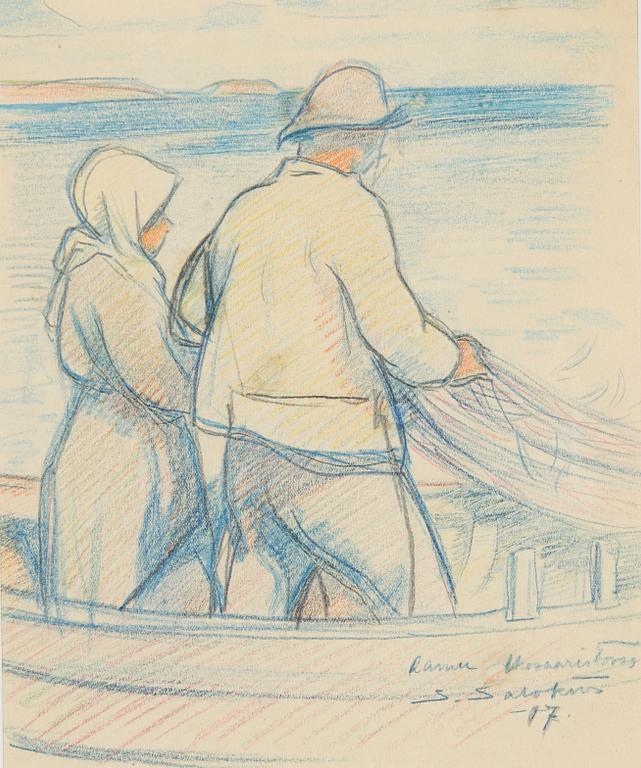Santeri Salokivi, Fiskare.
