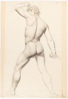 Per Krafft d.y., attributed to, pencil- and ink drawings, 2.