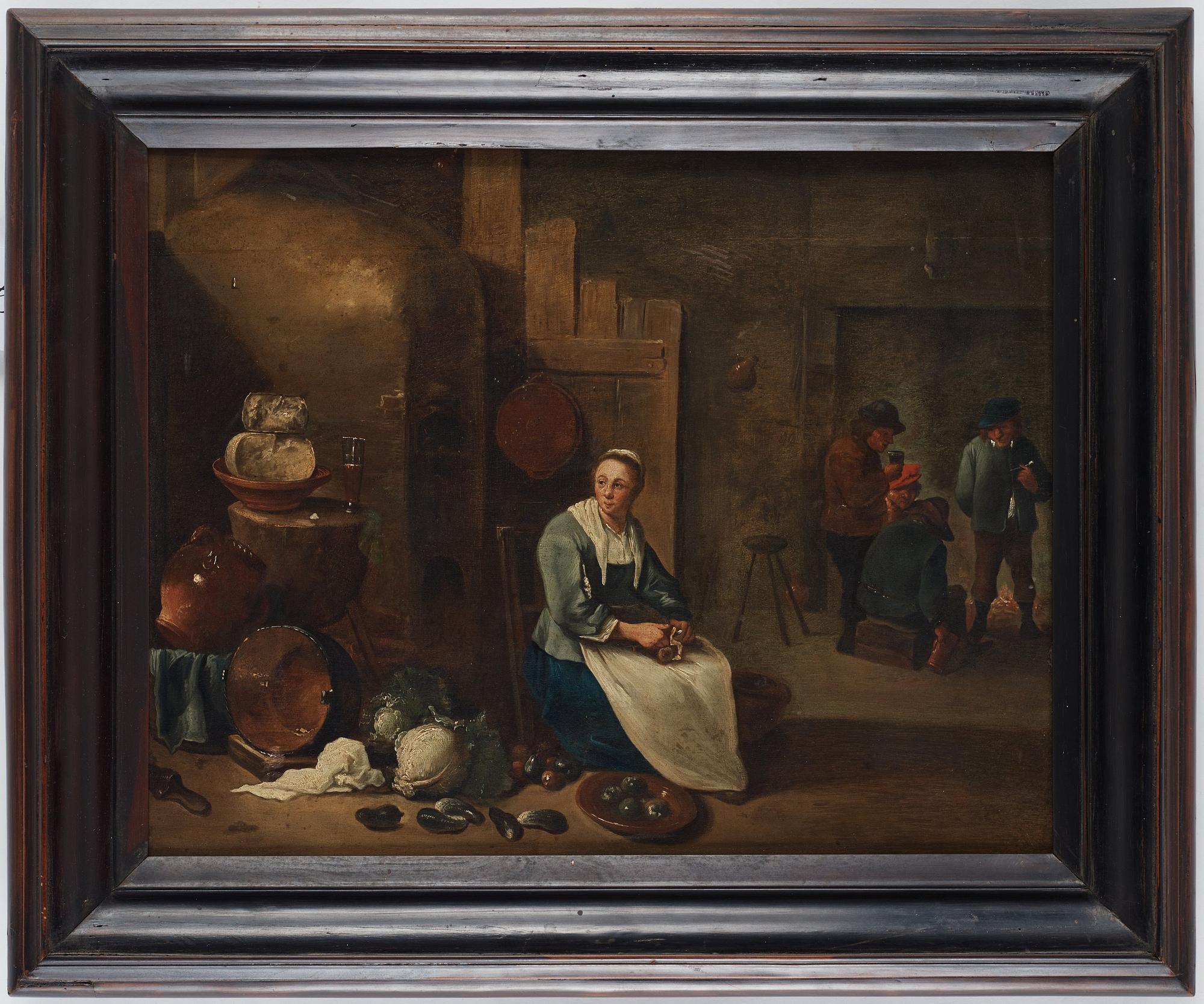 David Teniers d.y Efter, Köksinteriör med piga.