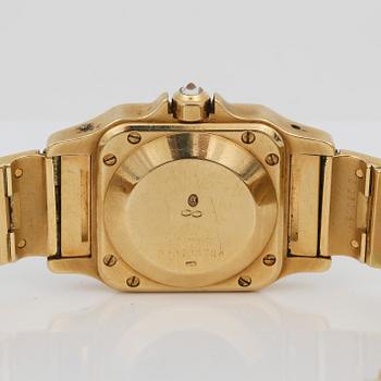 DAMARMBANDSUR, guld 18K, diamanter, Must de Cartier, automatic. Tot ca 96 gram.