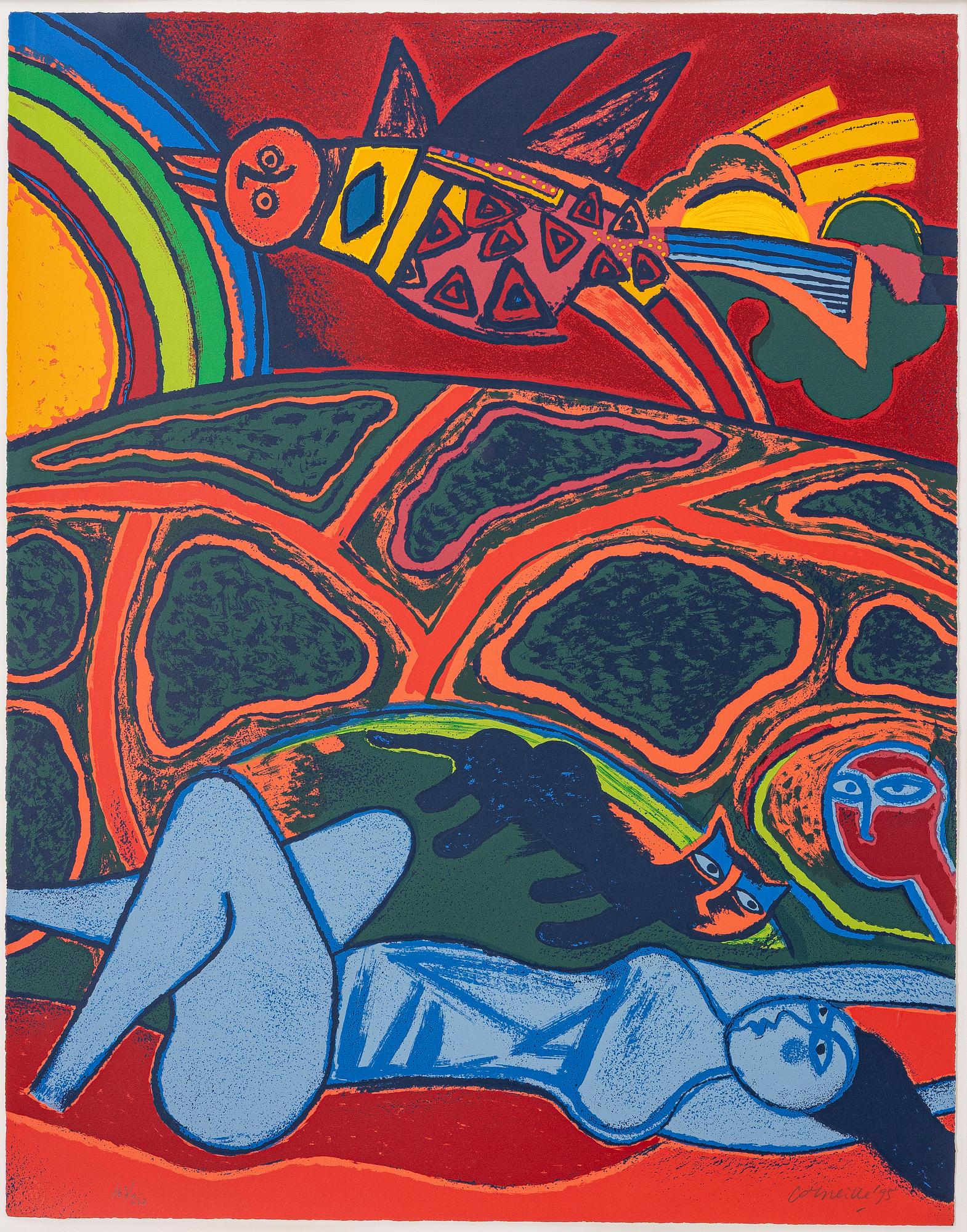 Beverloo Corneille, "Grande terre à l’arc-en-ciel".