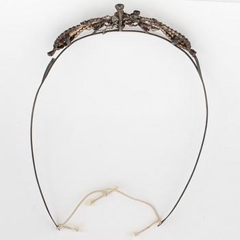 DIADEM/TIARA, med paste.