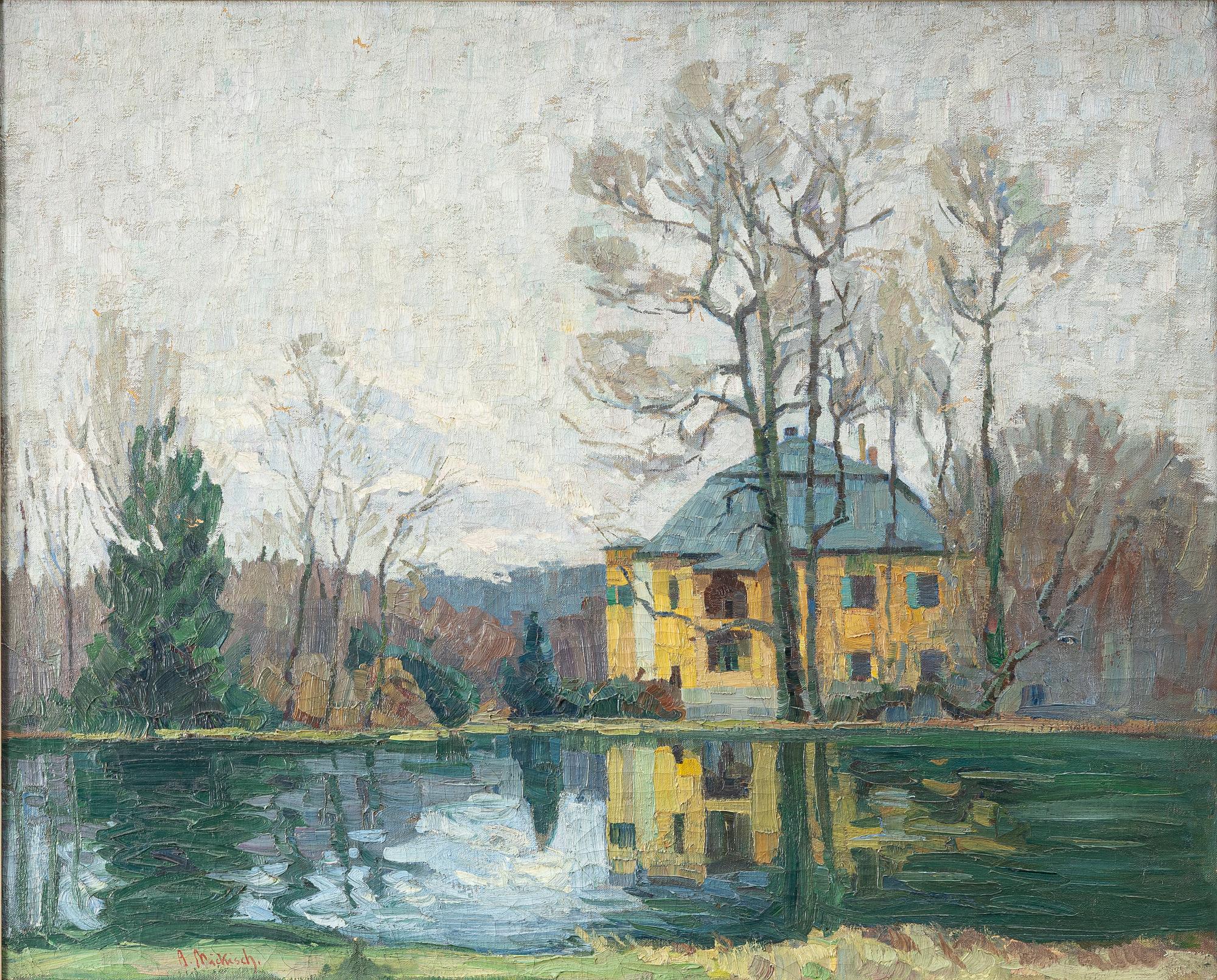 Alfred Nickisch, Main building by the lake.